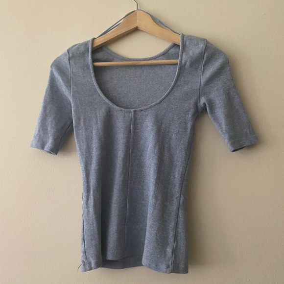 PLENTY Monk & Lou ribbed scoop back top - Picture 2 of 3